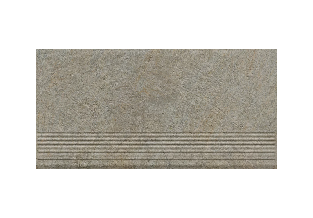 Клинкерная ступень с насечками Paradyz Eremite Taupe 300х600
