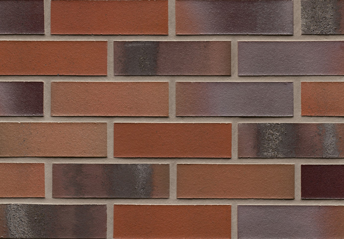 Клинкерная плитка Feldhaus Klinker R560 carbona carmesi colori