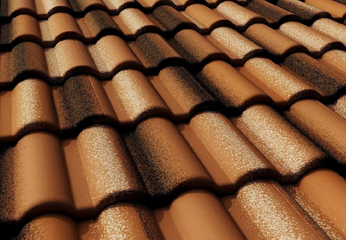 Минеральная черепица Braas Адриа коричневая
