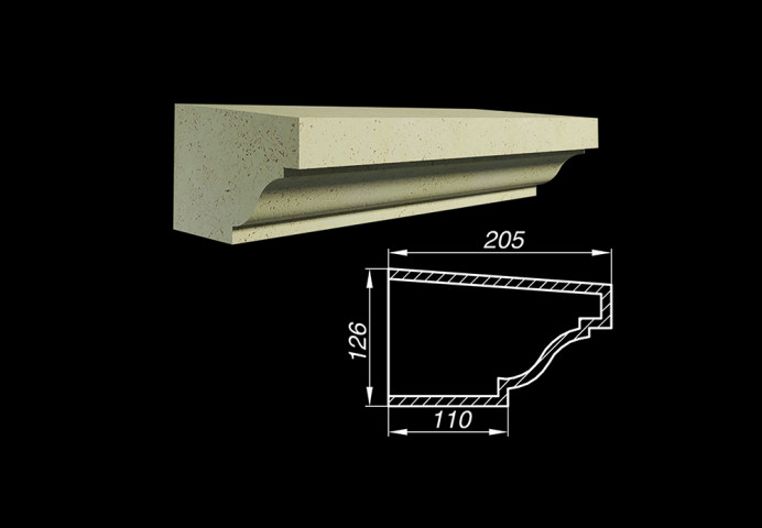 Карниз ACK 12-6