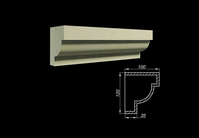 Карниз ACK 12-4