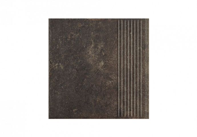 Клинкерная ступень с насечками Paradyz Scandiano Brown