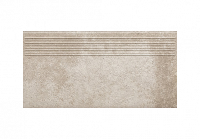 Клинкерная ступень с насечками Paradyz Viano Beige 300x600
