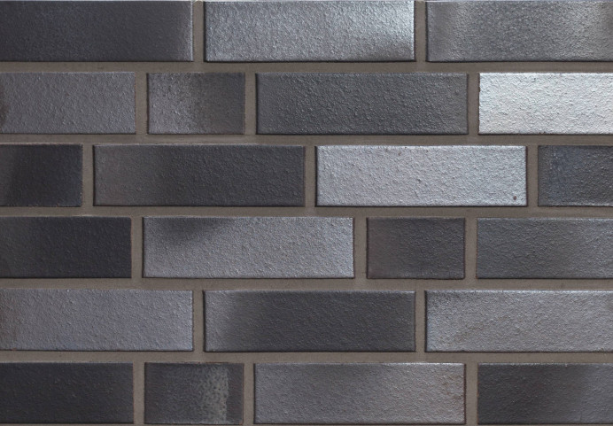 Клинкерный кирпич Feldhaus Klinker K518 geo platinum liso