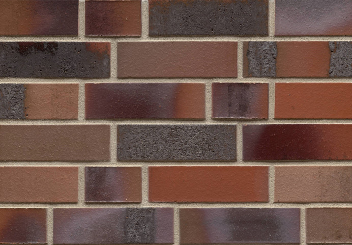 Клинкерный кирпич Feldhaus Klinker K560 carbona ardor colori