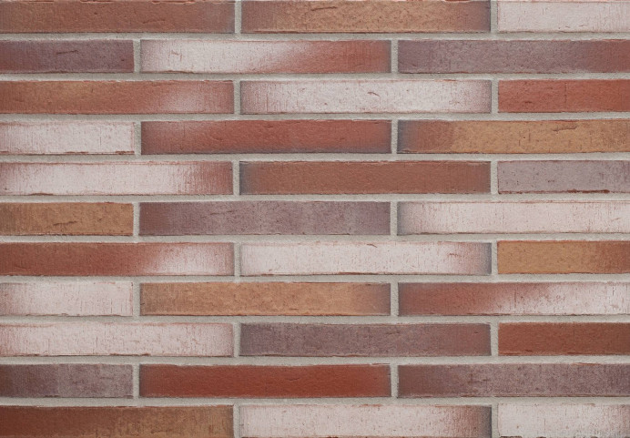 Ригельная клинкерная плитка Feldhaus Klinker R921 XLDF vario ardor trecolora