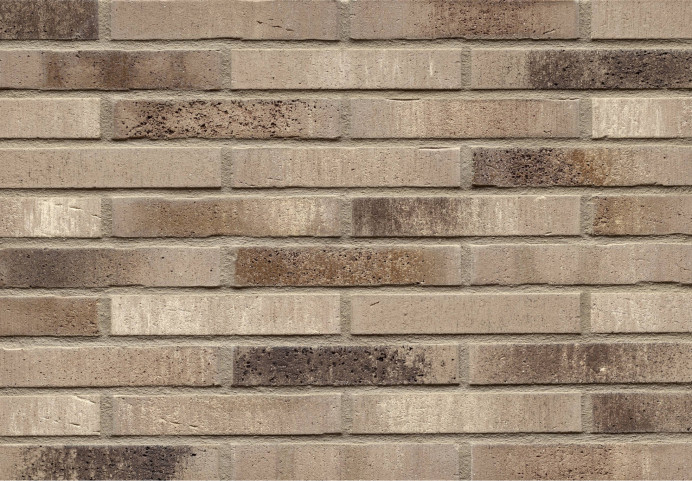 Ригельная клинкерная плитка Feldhaus Klinker R773 LDF vascu argo antrablanca